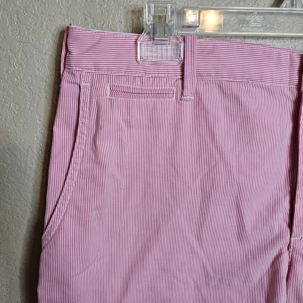NWOT Polo Ralph Lauren pink and White Striped Shorts Womens 12 - Picture 2 of 13
